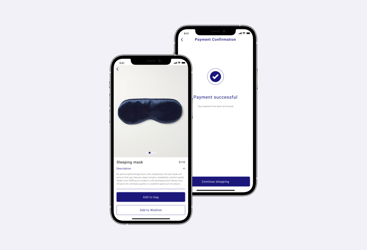 Deep Sleep App Mockup